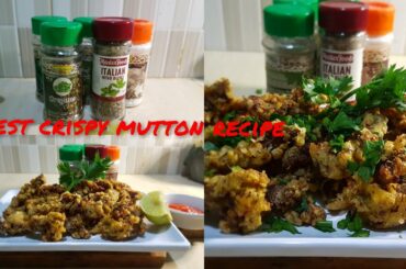 Crispy Goat with Italian Herbs || Crispy Mutton Recipe