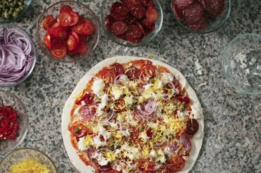 How to make pizza at home recipe | #pizza | Italian Pizza