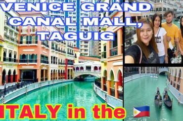 Going to Venice Grand Canal Mall, Taguig | Italy in the Philippines | Zenny Go