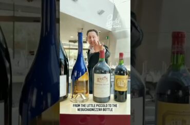 Different sizes of the wine bottles#wine #winelover #vino #winetasting #winelovers #winetime