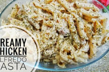 Creamy Chicken Alfredo Pasta | Mina’s Secret Recipes | Stay-At-Home