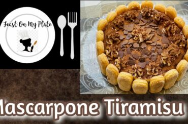 How to make Mascarpone Tiramisu at Home (Italian Dessert) #gourmet #Coffee #Espresso