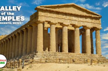 Valley of the Temples - Agrigento, Sicily Walking Tour - 4K