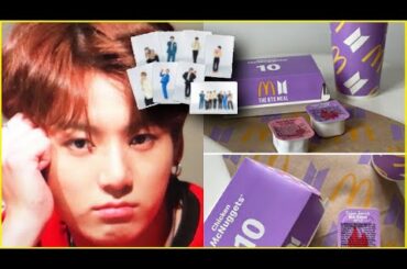 THINGS TO KNOW BEFORE GETTING BTS MEAL (McDonalds) BTS Photocards, & BTS Merch | BTS Meal Mukbang