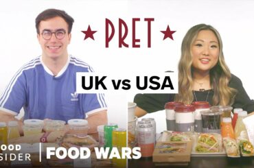 US vs UK Pret A Manger | Food Wars