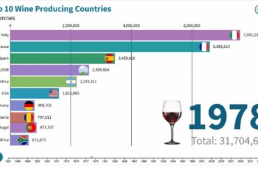 GAZIYA OBWONGO Top 10 Wine Producing Countries 1961-2020