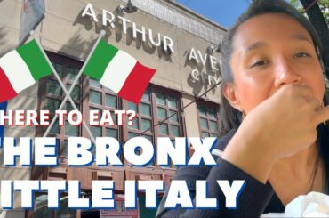WHERE TO EAT ON ARTHUR AVE | The Bronx Little Italy Food Tour | NYC Food Vlog