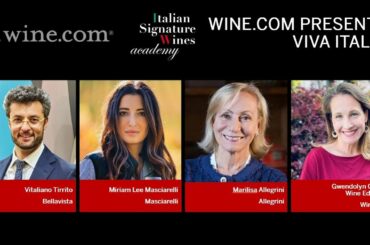 Wine.com Presents Viva Italia: An Italian Signature Wines Academy Tasting