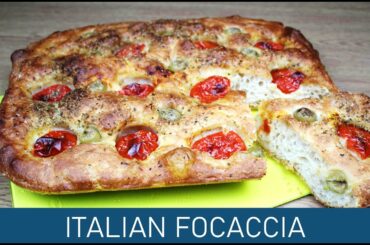 Homemade Italian Focaccia Bread | Healthy and Delicious Recipe