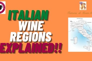THE ITALIAN WINE REGIONS EXPLAINED