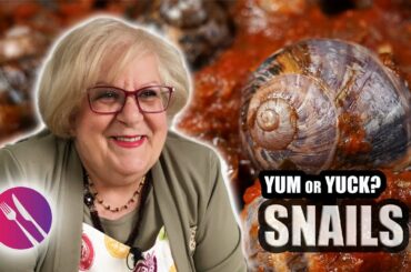Snail Cooking, Italian Style! | Italian Grandma Makes Escargot in Sauce