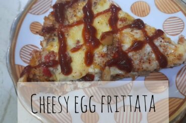 cheesy egg frittata recipe in tamil/ Italian dish