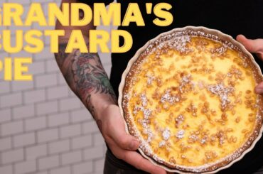 Torta della nonna recipe/ Grandma's custard pie