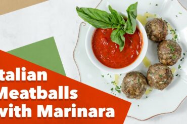 Keto Italian Meatballs with Marinara