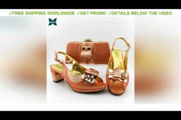 [Deal] $58.09 High Quality Italian Shoe with Matching Bags Shoes and Bag Set African Sets 2020 Shoe