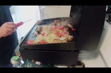 Italian cooking on the Blackstone