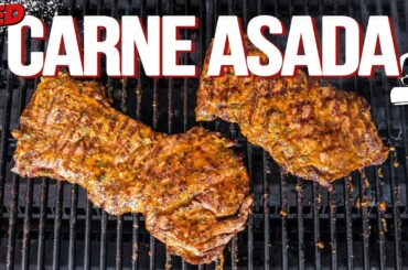 RED (CHIMICHURRI) CARNE ASADA | SAM THE COOKING GUY