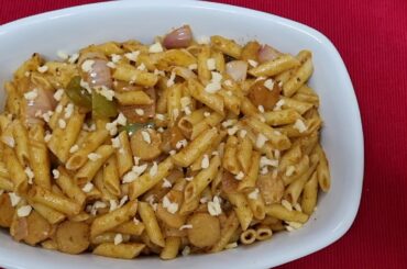 Italian Pasta Sausage with  Simple Tomato Red Sauce Recipe | Kitchen Food Secrets