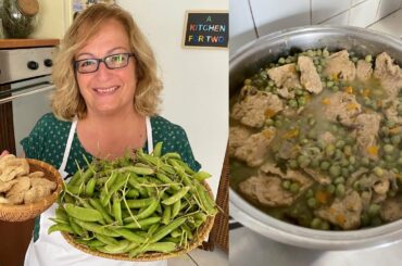 Vegan STEW with Peas - ITALIAN RECIPE