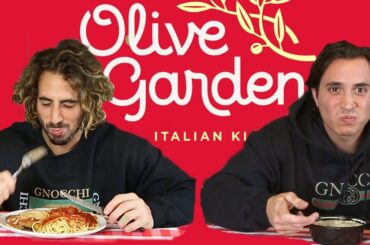 Italian Guys try Olive Garden for the first time