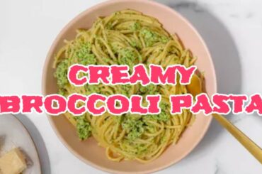 HOW TO PREPARE CREAMY BROCCOLI PASTA #pasta
