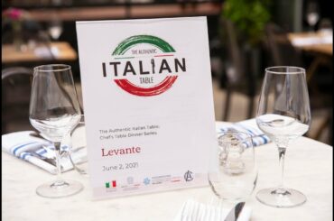 Authentic Italian Table - Chef's Table Dinner Series at Levante