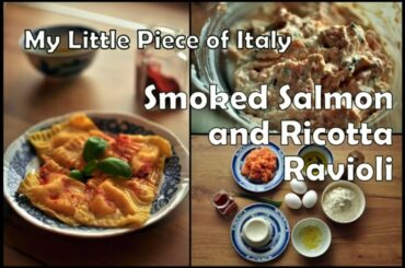 Smoked Salmon and Ricotta Ravioli | ITALY | Cooking Around the World