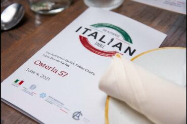 Authentic Italian Table - Chef's Table Dinner Series at Osteria 57