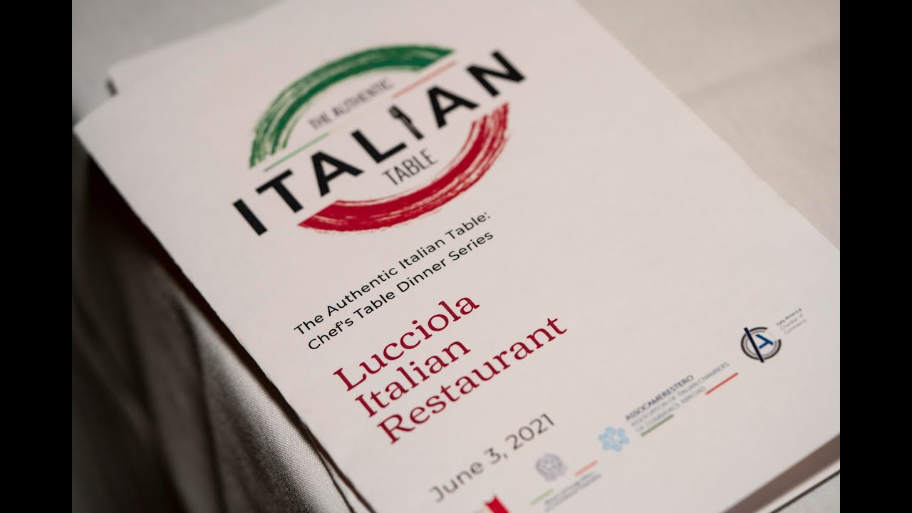Authentic Italian Table – Chef's Table Dinner Series at Lucciola Authentic Italian Table - Chef's Table Dinner Series at Lucciola