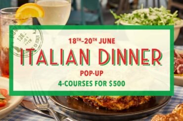 3-day Italian Popup dinner in Soho | Big Sur