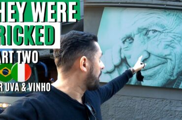 Brazil TRICKED these IMMIGRANTS + WINE tasting (FINALLY) (Tour Uva & Vinho) - Honeymoon PART 2