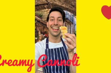 CREAMY CANNOLI, Italian recipe! #shorts