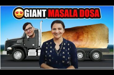 Giant masala dosa!!@ Triggered insaan