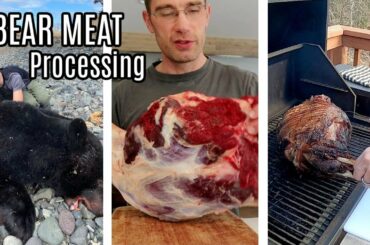 PROCESSING AND COOKING BLACK BEAR |  ITALIAN SAUSAGE,  HAM, AND BREAKFAST SAUSAGE