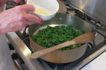 Be Inspired  - Traditional Italian with Lucio Galletto  - Spinach with Lemon