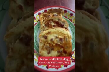 ANABOLIC ITALIAN TOAST - French Toast alla Carbonara - Full Recipe and Macros