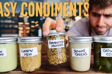 5 All Purpose Condiments for Flavor Blasting Your Food