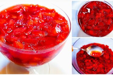 Bloody Mary For Dessert. Healthy Fruit Dessert. Italian Strawberry Dessert.