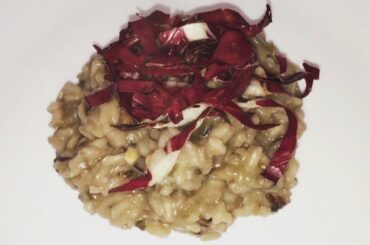 EASY RISOTTO RECIPE || RICE WITH RADICCHIO || HOW TO MAKE RISOTTO || ITALIAN RECIPE