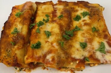 Spinach and Ricotta Cannelloni a Classic Italian Recipe