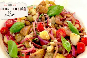 Italian Sicilian Summer Salad Cooking Italian with Joe