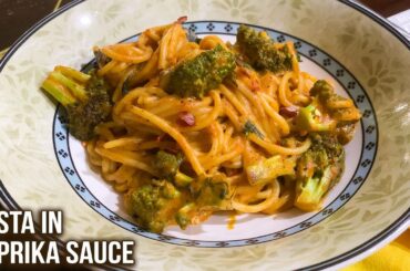 Pasta In Paprika Sauce Recipe | How to Make Spaghetti Pasta | Step By Step Pasta Recipe | Ruchi