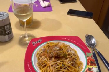 Spaghetti with wine/ Malaysian Lifestyle #192