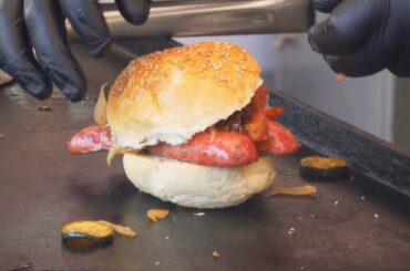 Street Food Italy Florence | Ribs, Burgers, Grilled Pork, Seafood | Italian Street Food