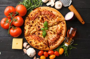 4K Relaxing Tranquility Video Delicious Pizzas And Tasty Italian Food Relaxing Background Music