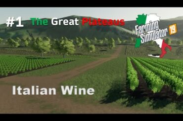 #FS19 THE GREAT PLATEAU'S / #1 Italian Wine / #Letsplay #Grapes #Olives #thegreatplateaus