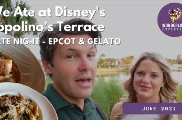 We Ate at Topolino's Terrace - Date Night