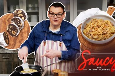 Treat Dad To A Father's Day Meal Of Hearty Pasta And A Chocolate Dessert | Saucy