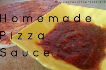 Italian Home-made pizza sauce recipe without ketchup | fresh tomatoes pizza sauce recipe in 5 mins