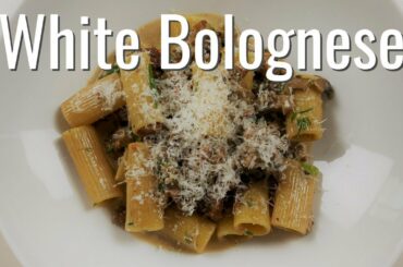 WHITE BOLOGNESE - a variation of an italian classic